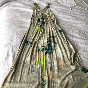 Oneill green maxi dress